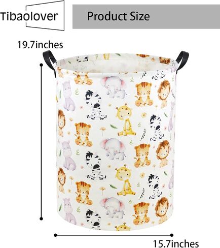 Foxes Kids Laundry Basket Baby Hamper Foxes Toy Storage Bin for Boys Room Decor Baby Nursery Hamper Gift Baskets for Bedroom Bathroom(Foxes) in Saudi Arabia
