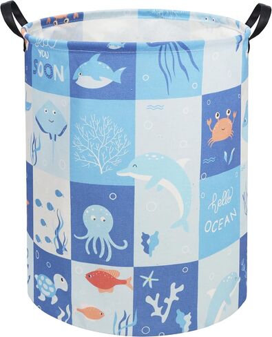 Foxes Kids Laundry Basket Baby Hamper Foxes Toy Storage Bin for Boys Room Decor Baby Nursery Hamper Gift Baskets for Bedroom Bathroom(Foxes) in Saudi Arabia