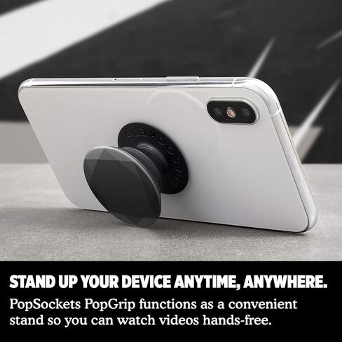 PopSockets: PopGrip - Expanding Stand and Grip with a Swappable Top for Smartphones and Tablets - (Aluminum Diamond Ultra Mint) in Saudi Arabia