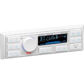 BOSS Audio Systems MCK500WB.6 Marine Receiver & Speaker Package - Weatherproof, Bluetooth Audio, USB, MP3, AM/FM, Aux-in, 6.5 Inch Speakers, Marine Dipole Antenna