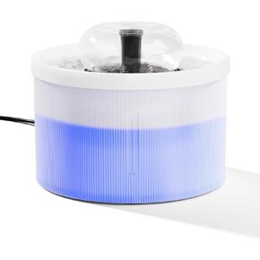 101oz/3L Pet Fountain, Automatic Cat Water Fountain Dog Water Dispenser with Replacement Filters for Cats, Dogs, Multiple Pets (ABS Plastic)