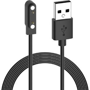 Smart Watch Charger Magnetic, 2 Pin Magnetic Cable Replacement for Smart Watch, Fitness Tracker, Da Fit Watch Charger Contact Pin Spacing 7.62mm