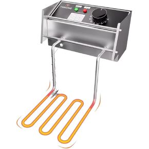 2PCS Electric deep fryer Heating Element for 81/82/83 Electric Countertop Fryers, Spare Power Head Fryer Part with Guard, Plate,1700W, 110V
