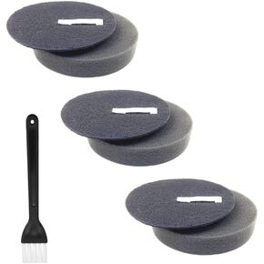 4 pack Vacuum Cleaner Filter for Bissell 2252 2486 2489 24899 27909 2254 CleanView Rotary Upright Vacuum Cleaner Compatible Replacement Motor Pre-filter Kit Replacement Part Number #1608225