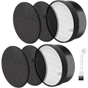 Yonice LV-H132 Replacement Filter Compatible for LEVOIT LV-H132 Air Filter, H13 True HEPA Filter,3-in-1 Pre, High-Efficiency Activated Carbon, Part # LV-H132-RF,2 Pack