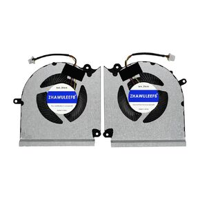 Replacement New Laptop CPU+GPU Cooling Fan for MSI GE68 GP68H 15M1 15M2 Series PABD1A010SHR N509 PABD1A010SHL N510 DC12V 0.6A Fan