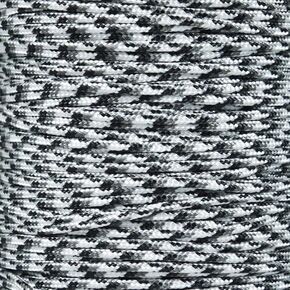 Crafting Cord 325 LB Tensile Strength 3 Strand Core Paracord Spools - 250 Foot and 1000 Foot Size Options (Black, 250 Feet)