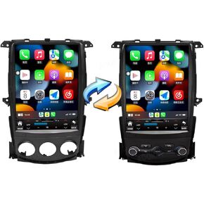12.1 Inch Android 12 Car Radio Head Unit for Nissan 370Z 2008-2018 Multimedia Player GPS Navigation Wireless CarPlay Android Auto Touch Screen Auto Stereo Replacement