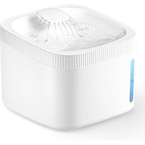 Lyght Automatic Cat Water Fountain, Pet Water Fountain with 101oz/3L Large Capacity, BPA-Free Plastic, LED Indicator, Dog Water Bowl Dispenser