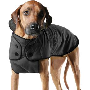 MUTTLUKS, Belted Winter Dog Coat with Waterproof Windproof Breathable Fabric
