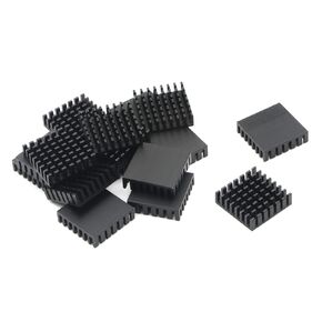 28 x 28 x 8mm Heat Sink Conductivity Cooler Fin, Aluminum Cooling Module for IC Transistor Semiconductor, Pack of 30