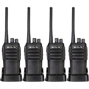 Retevis RT21 Updated 3000mAh Two Way Radios Long Range Rechargeable, Portable Walkie Talkies with Earpiece, 16CH Handheld 2 Way Radios for Cruise Camping Events Adults(4 Pack)
