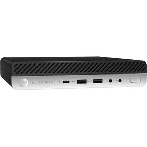 HP Elitedesk 800 G4 School & Business Mini Desktop (Intel i5-8600 6-Core, 8GB RAM, 1TB PCIe SSD, Intel UHD 630, Win 11 Pro) Refurbished (Renewed)