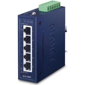 IGS-500T Compact Industrial 5-Port 10/100/1000T Gigabit Ethernet Switch