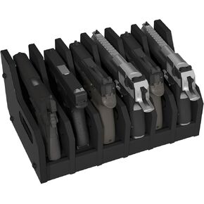 Pistol Rack for Handguns Pistol Revolver Holder Organizer Accessories Gun Rack Gun Slots Organizer with Soft Cushioned Foam Storage