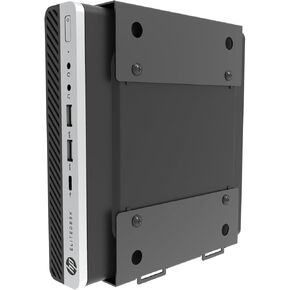JINGCHENGMEI Wall Mount Compatible with HP Desktop Mini, HP EliteDesk Mini, HP ProDesk Mini, HP Mini Desktops v3, Steel Mount on a Wall, Under Desk or VESA Mount