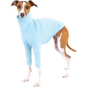Dog Fleece Sweater Turtleneck Long Sleeve Pullover Sweatshirt Warm Puppy Clothes for Small Medium Dogs