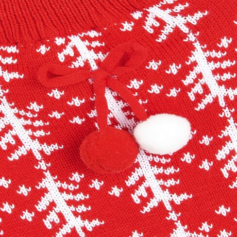 Jecikelon Knit Christmas Dog Sweater for Small Dogs Winter Knitwear Puppy Clothes Soft Warm Pullover Pet Outfits Doggy Cat Clothing (Medium, Green) in Kuwait