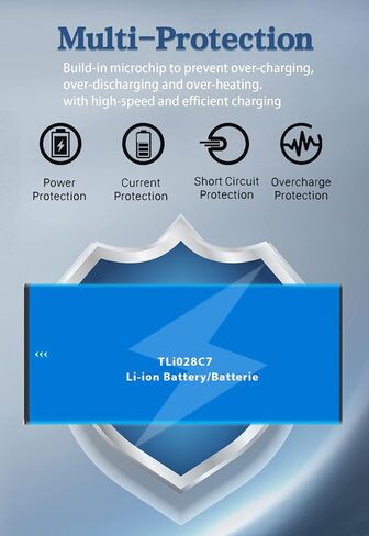 بطارية لبطارية TLi028C7، بطارية بديلة لبطارية TLi028C7 Al Catel 1B 5002H Tracfone A3 A509DL in Saudi Arabia