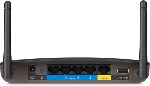 لينكسيس AC1200 واي فاي لاسلكي ثنائي النطاق + راوتر، تطبيق واي فاي ذكي ممكّن للتحكم في شبكتك من أي مكان (EA6100) (متجدد) in Saudi Arabia