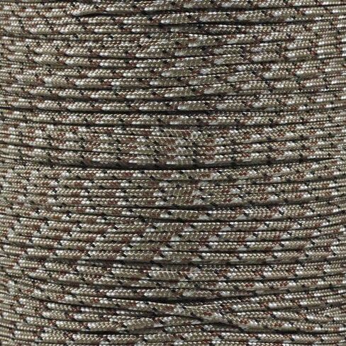 Crafting Cord 325 LB Tensile Strength 3 Strand Core Paracord Spools - 250 Foot and 1000 Foot Size Options (Black, 250 Feet) in Saudi Arabia