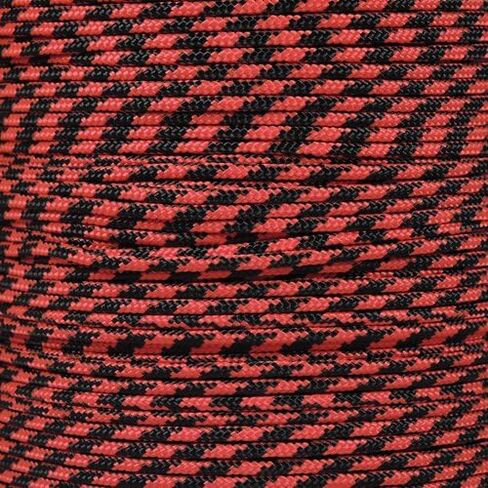 Crafting Cord 325 LB Tensile Strength 3 Strand Core Paracord Spools - 250 Foot and 1000 Foot Size Options (Black, 250 Feet) in Saudi Arabia