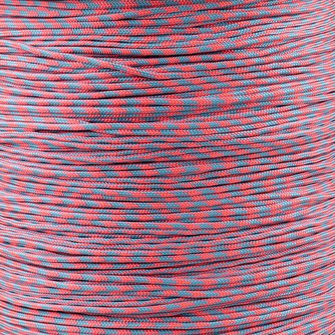 Crafting Cord 325 LB Tensile Strength 3 Strand Core Paracord Spools - 250 Foot and 1000 Foot Size Options (Black, 250 Feet) in Saudi Arabia
