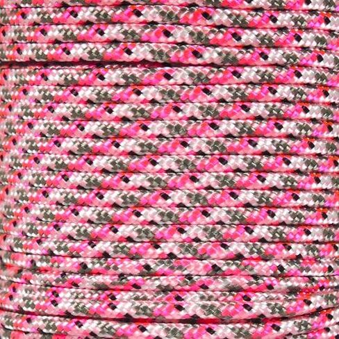 Crafting Cord 325 LB Tensile Strength 3 Strand Core Paracord Spools - 250 Foot and 1000 Foot Size Options (Black, 250 Feet) in Saudi Arabia