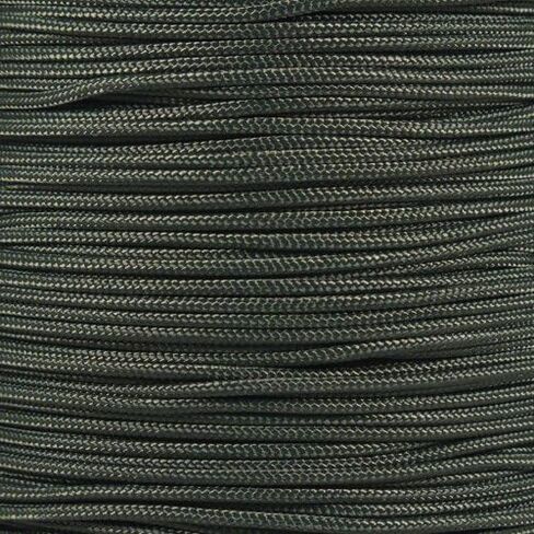 Crafting Cord 325 LB Tensile Strength 3 Strand Core Paracord Spools - 250 Foot and 1000 Foot Size Options (Black, 250 Feet) in Saudi Arabia
