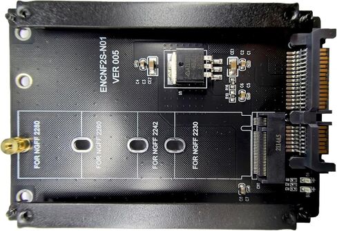 واجهة WLGQ NGFF M.2 B KEY SSD إلى بطاقة محول SATA مع حامل القرص الصلب لسطح المكتب in Kuwait