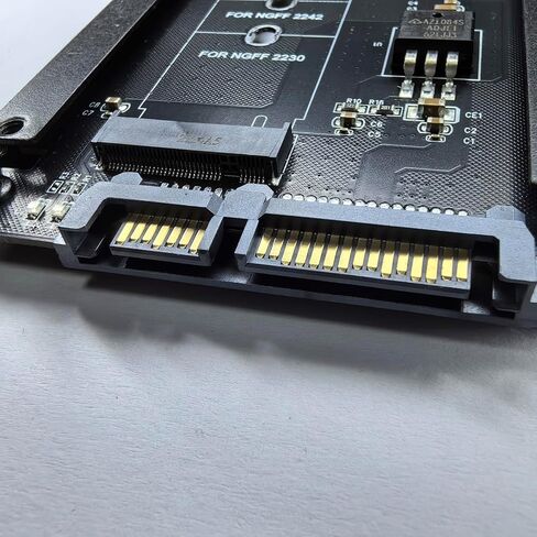 واجهة WLGQ NGFF M.2 B KEY SSD إلى بطاقة محول SATA مع حامل القرص الصلب لسطح المكتب in Kuwait