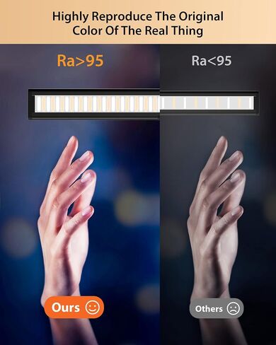 مصباح مكتب، مصباح مكتب iFalarila 160 LED قابل للتعتيم للمكتب المنزلي [عنق معقوفة مرن محدث وقضيب معدني ومشبك على شكل حرف I] مشبك ضوء كتاب على الطاولة للقراءة، ومنضدة العمل، والصياغة، وتكنولوجيا الأظافر، والخياطة، والألغاز in Kuwait