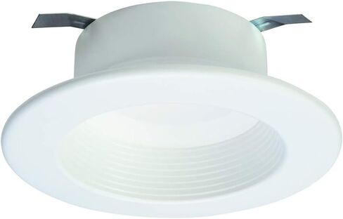 HALO مقاس 5 بوصات و6 بوصات يمكن إضاءة LED - إضاءة سقفية وإضاءة سفلية للاستحمام، زخرفة بيضاء حاجزة، CCT قابلة للتحديد (2700K-5000K)، 600 لومن in Saudi Arabia