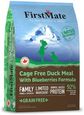 FirstMate Cage Free Duck Meal & Blueberries Formula for Cats (10 lb.) in Saudi Arabia