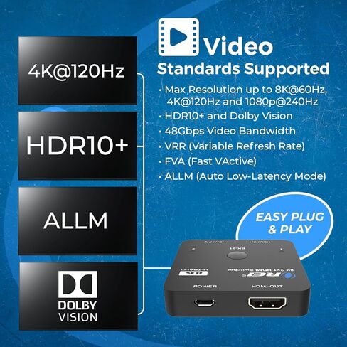 اوري موزع HDMI من سبليت اكستيند لشاشة مزدوجة - شاشة عرض متعددة 3 شاشات منفصلة - محول USB A وUSB-C الى HDMI 2.0، مخرج 4K عند 30Hz 1، مخرج 1080p 2 لنظام التشغيل ويندوز وماك او اس جي in Kuwait