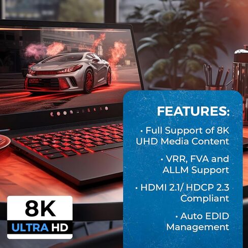 اوري موزع HDMI من سبليت اكستيند لشاشة مزدوجة - شاشة عرض متعددة 3 شاشات منفصلة - محول USB A وUSB-C الى HDMI 2.0، مخرج 4K عند 30Hz 1، مخرج 1080p 2 لنظام التشغيل ويندوز وماك او اس جي in Kuwait