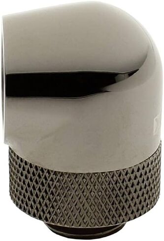 XSPC G1/4" تركيب دوار 90 درجة V2، كروم أسود، 4 عبوات in Kuwait