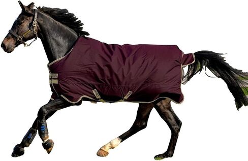 Horseware Amigo Hero Ripstop Sheet Lite 0g Fig/Navy/Tan 72 in Saudi Arabia