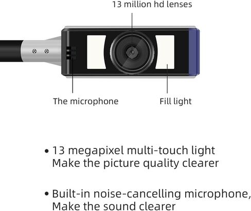 كاميرا مستندات G133AF-HV V508 VGA/HDMI/USB ثلاثية الأوضاع بدقة 13 ميجابكسل للمعلمين وأجهزة Mac وWindows وChromebook متوافقة بشكل ممتاز للتدريس عبر الإنترنت والتعلم عن بعد وعقد مؤتمرات الويب in Kuwait