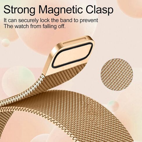 Compatible with Fitbit Charge 6/Charge 5 Bands for Women Men, Adjustable Metal Mesh Milanese Loop Straps Replacement for Fitbit Charge 6/Charge 5 Advanced Fitness in Saudi Arabia
