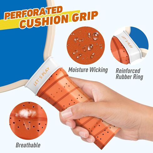 Pickleball Paddles Set of 4, Premium Wood with 4 Indoor & Outdoor Pickleball Balls and 1 Carry Bag, Pickleball Rackets with Ergonomic Cushion Grip for Beginner & Intermediate Gifts for Women Men Youth in Saudi Arabia