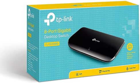 TP-Link TL-SG1008D محول شبكة جيجابت غير مُدار بـ 8 منافذ (متجدد) in Kuwait