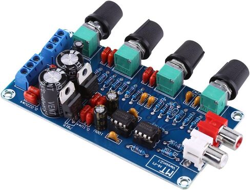 Preamplifier Amplifier Board Audio Control Volume Control, HiFi OP AMP Amplifier NE5532 Preamplifier Volume Control Assembled Board in Saudi Arabia