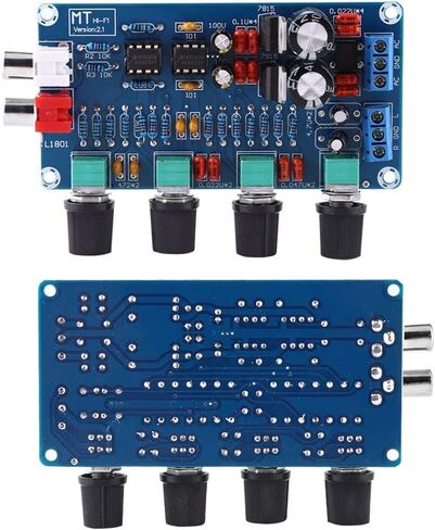 Preamplifier Amplifier Board Audio Control Volume Control, HiFi OP AMP Amplifier NE5532 Preamplifier Volume Control Assembled Board in Saudi Arabia
