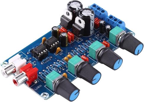 Preamplifier Amplifier Board Audio Control Volume Control, HiFi OP AMP Amplifier NE5532 Preamplifier Volume Control Assembled Board in Saudi Arabia