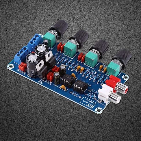 Preamplifier Amplifier Board Audio Control Volume Control, HiFi OP AMP Amplifier NE5532 Preamplifier Volume Control Assembled Board in Saudi Arabia