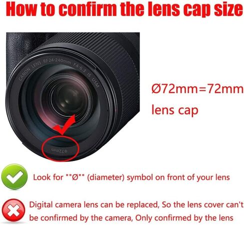 MOSTOS ; Brings Superior® || Ø67 mm Lens Cap for Tamron Camera Lenses || Lens Cap for Tamron 100-400mm f/4.5-6.3 Di VC USD Lens etc (Ø67 mm Lens Cap) in Saudi Arabia
