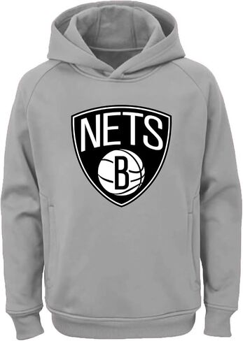 سترة بغطاء للرأس بشعار فريق Outerstuff NBA للشباب ذو الأداء الملون والشعار الأساسي (Boston Celtics أسود، 18-20) in Kuwait