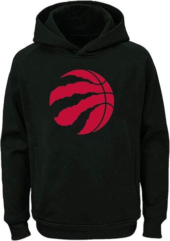سترة بغطاء للرأس بشعار فريق Outerstuff NBA للشباب ذو الأداء الملون والشعار الأساسي (Boston Celtics أسود، 18-20) in Kuwait