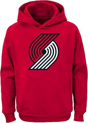 سترة بغطاء للرأس بشعار فريق Outerstuff NBA للشباب ذو الأداء الملون والشعار الأساسي (Boston Celtics أسود، 18-20) in Kuwait